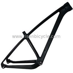 China 27.5 Plus Carbon Mtb Frame 12mm Through axle Disc Brake Inner Cabling 1160 Grams for Mountain Bike/Bicycle supplier