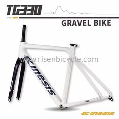 China Internal Cable Routing Lightweight Gravel Bike Frame for Disc Road Bike supplier