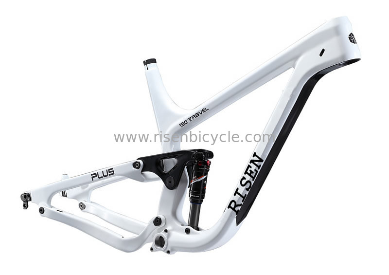 27.5" Plus Carbon Fiber 6" Suspension Mtb Frame All Mountain 150 mm