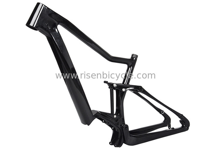 27.5Plus/29er Full Suspension Carbon Electric Bike Frame Bafang Mid