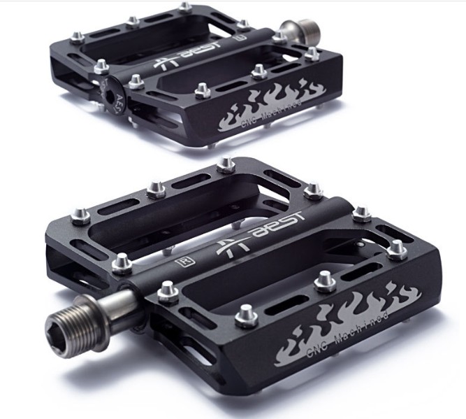 AEST lightweight 3 Bearings Pedal of CNC Aluminum Alloy Big Platform