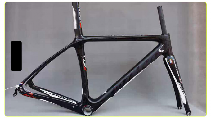 700C Carbon Fiber Road Aero Frame+Fork+Seatpost STOUT CR-2 900 Grams BB compatible with different Type 1
