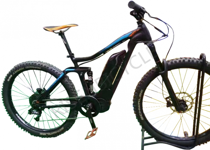 Boost 27.5er Electric Bike Frame w/ Bafang 1000w  Aluminum Alloy Suspension Mtb E-Bike 5