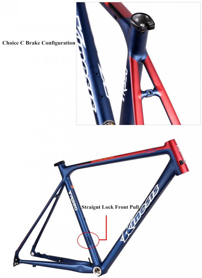 Kinesis 700c Lightweight Aluminum Road Bike Frame Disc Brake Frameset+Fork