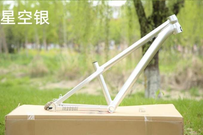 Chinese Cheap Aluminum Dirt Jumper 4X BMX Bike Frame Horizontal Dropout Mountain Bicycle Hardtail Frame 1
