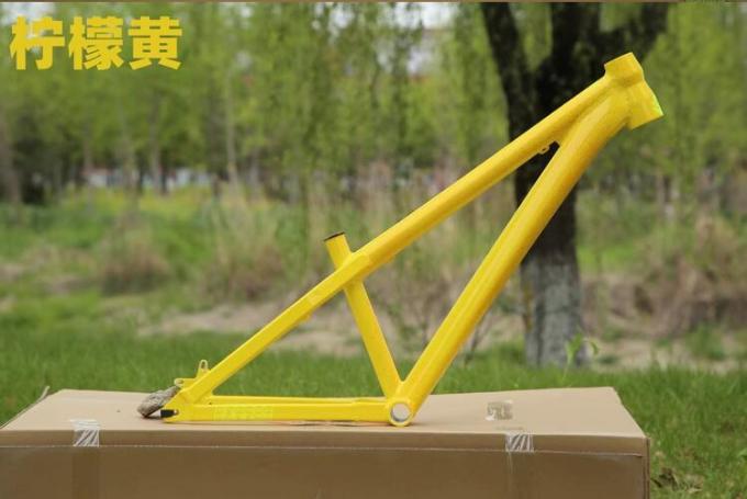 Chinese Cheap Aluminum Dirt Jumper 4X BMX Bike Frame Horizontal Dropout Mountain Bicycle Hardtail Frame 2
