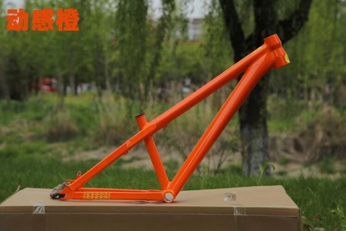 Chinese Cheap Aluminum Dirt Jumper 4X BMX Bike Frame Horizontal Dropout Mountain Bicycle Hardtail Frame 4