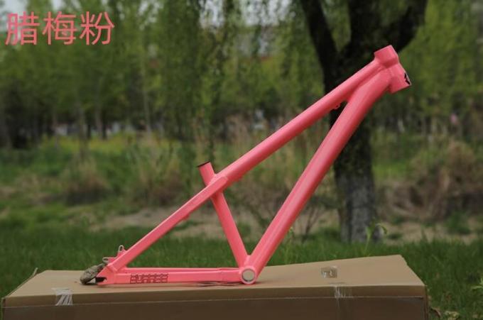 Chinese Cheap Aluminum Dirt Jumper 4X BMX Bike Frame Horizontal Dropout Mountain Bicycle Hardtail Frame 6