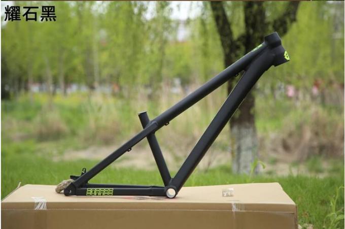Chinese Cheap Aluminum Dirt Jumper 4X BMX Bike Frame Horizontal Dropout Mountain Bicycle Hardtail Frame 7