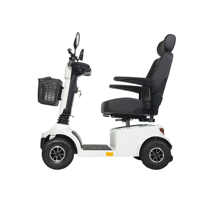 450W Motor Standard Size Off-Road 4 Wheel Electric Mobility Scooter For Adults Without Battery White 0