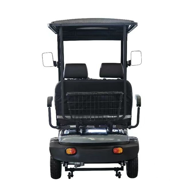 Double Seat 4 Wheel Golf Electric Mobility Scooter With Sliders And Headrest  With LCD Display LED Lighting 3