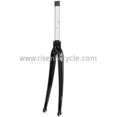 China superlight carbon fiber suspension rigid fork 18mm travel for road racing bicycle supplier