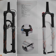China Mtb Bicycle Air Suspension Fork 27.6&quot; inch 650B 100/120mm travel 15mm thru-axle 32mm stanchion Rebound/ Lockout Damper supplier