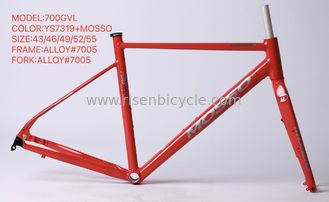 China 700c Aluminum Alloy Road Bicycle Frame Gravel Bike Flat Mount Disc Road Bike supplier