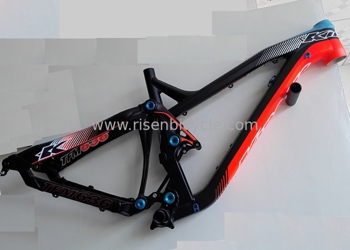 29er Full Suspension Aluminum Bike Frame 160mm OEM 27.5 Plus Mountain