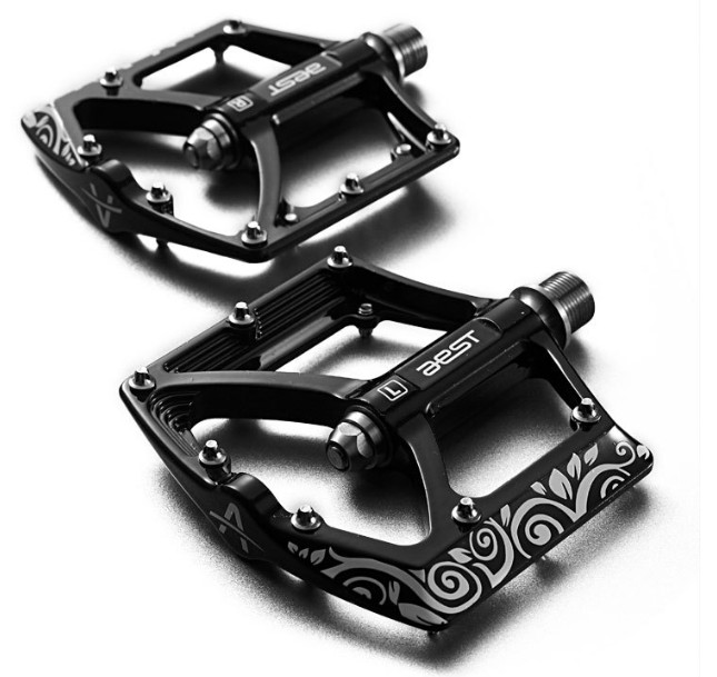 AEST Bicycle Pedal of Lightweight Magnasium Platform Titanium Axle 236