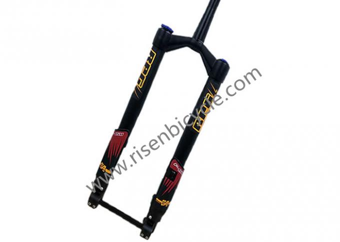 26er/27.5er Fat Bike Inverted Air Suspension Fork 150x15mm Dropout Rebound/Compression 0