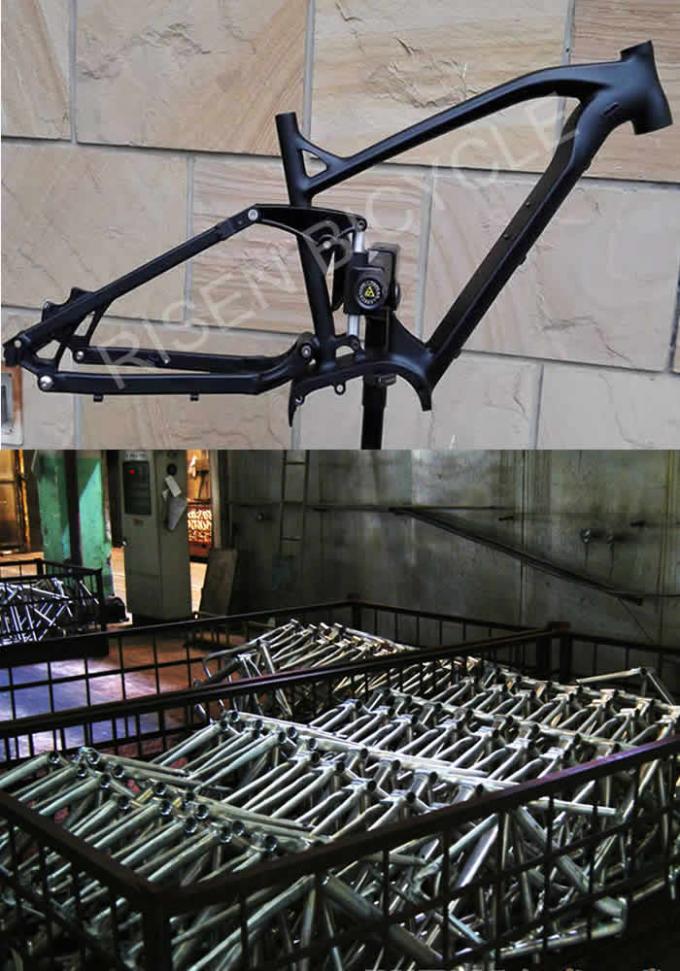 1000w Full Suspension Ebike Frame Bafang G510 MidDrive Electric Bike