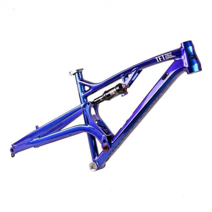 27.5" Aluminum Trail Full Suspension Mountain Bike Frame 124mm travel Mtb 0