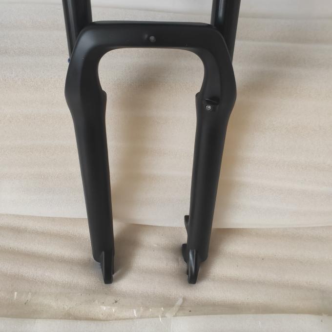 26" Fat Bike Downhill Fork Aluminum Coating Black Bike Fork 171mm Pitch Aluminum 9mm Open Dropout/135mm Lower Legs 10