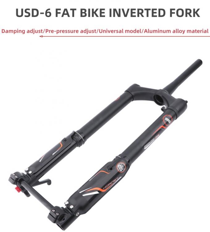 Dnm USD-6S Fat 26er Inverted Fat Bike Suspsension Fork Mountain Bike Fork 0