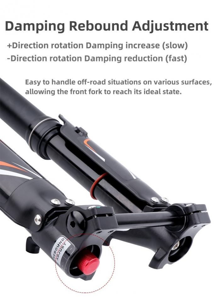 Dnm USD-6s Enduro Moutain Bike Inverted Air Suspension Fork Front Suspension Forks 160mm Travel 5