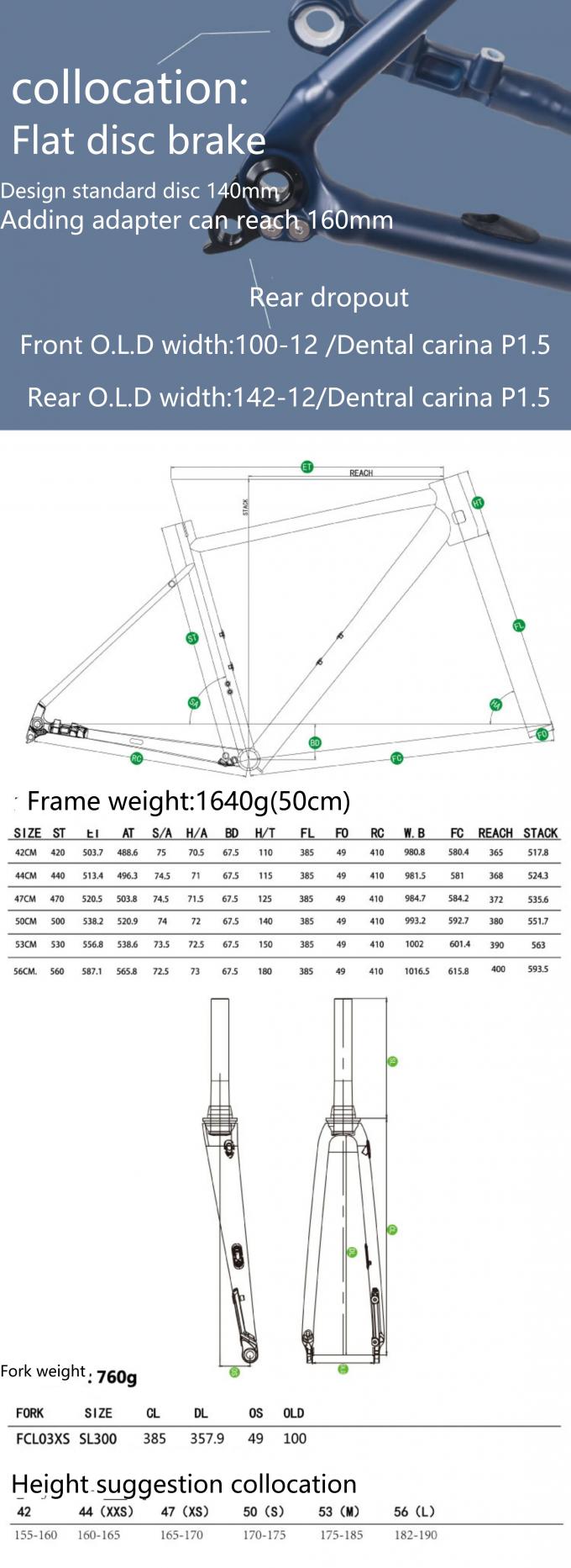 Ligthweight 700x32c Aluminum Road Bike Frame Disc Road Racing All sizes available 6