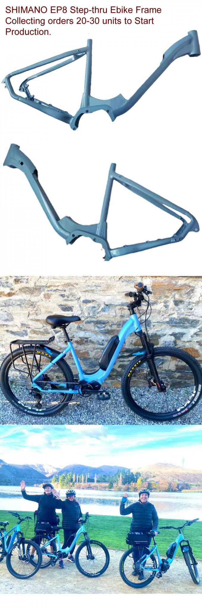 Customed Shimano EP8 Mid-Drive Electric Bike Frame with 700c 27.5 or 29er Ebike Conversion Kit 6