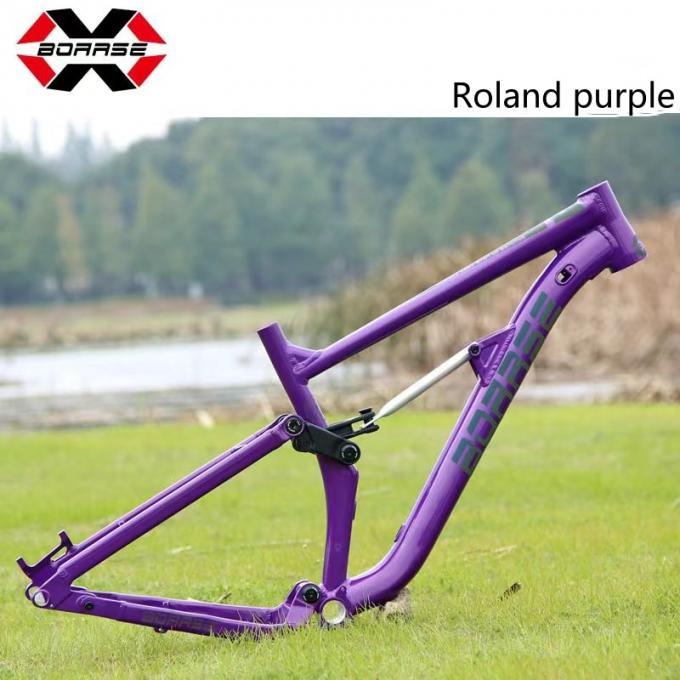 Aluminum Alloy Enduo Full Suspension Frame for 27.5 Inch Wheels Compatibility 8