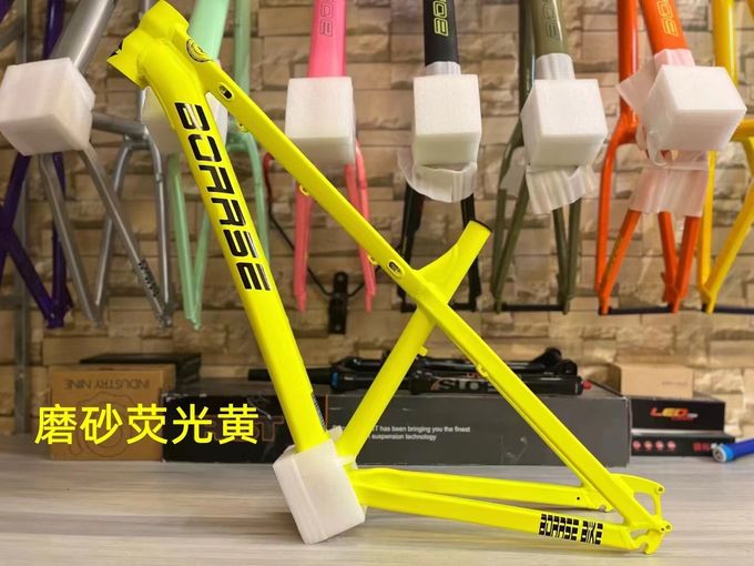 Bicycle Parts 26er/27.5er Aluminum 4x Dirt Jump Frame with Inner Cable Routing 17 Inch 6