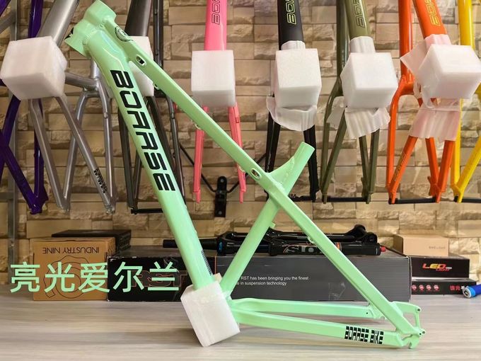 17" Aluminum Frame Inner/Outer Cable Routing for Performance Womens Bike Frame 4