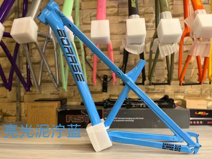 26/27.5er AM All Mountain Hardtail Mtb Frame Aluminum Bike Frame 17 Inch Inner/Outer Cable Routing 3